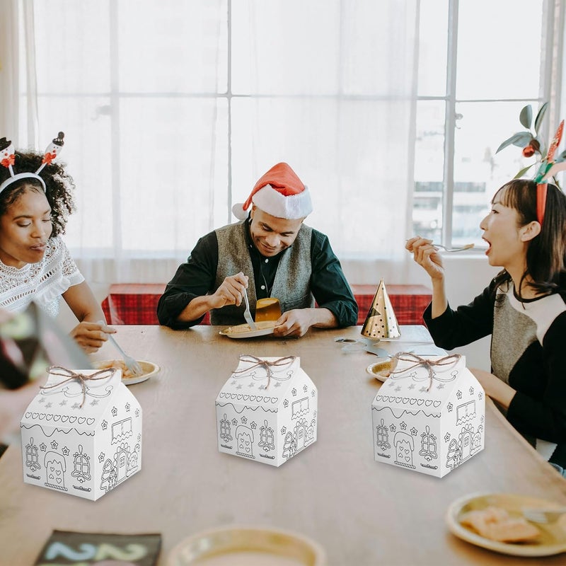 SENONAPO 30 Pcs Christmas Gingerbread House Kit - Image 5